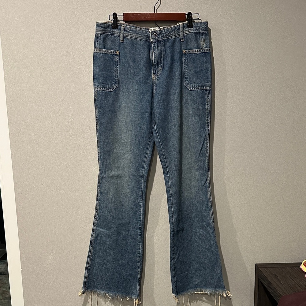 We The Free Blue Flare Jeans